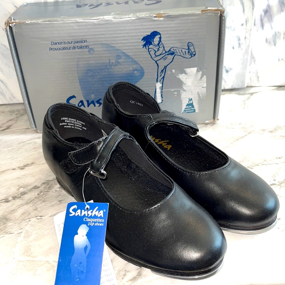 NEW Sansha tee sofiette tap shoe L